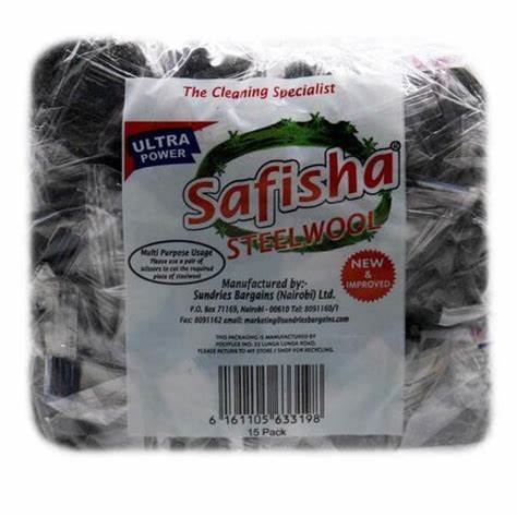 Safisha Steel Wool 15*15G